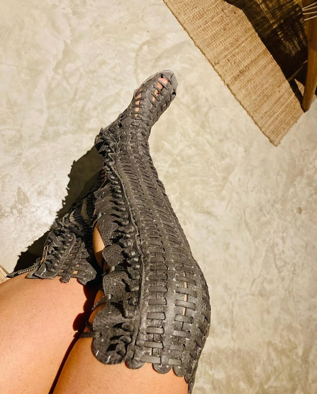 Woven boot